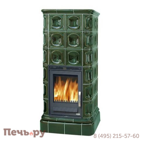 Кафельная печь ABX Kaledonie L, с чугунной топкой фото 3