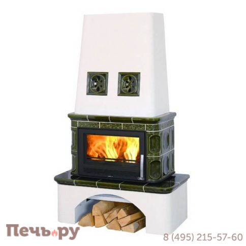 Кафельная печь ABX Laponie I, с допуском воздуха фото 3