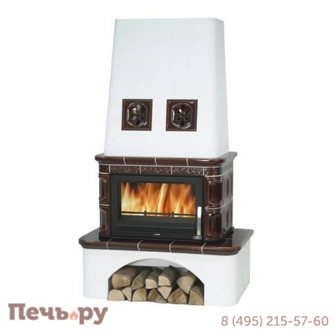 Кафельная печь ABX Laponie I, с допуском воздуха фото