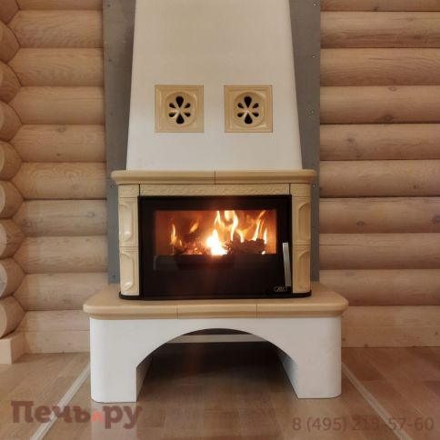 Кафельная печь ABX Laponie II OX - вставка стальная фото 6