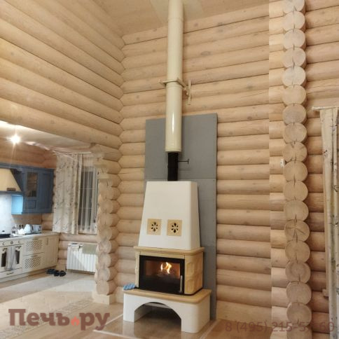 Кафельная печь ABX Laponie II OX - вставка стальная фото 7