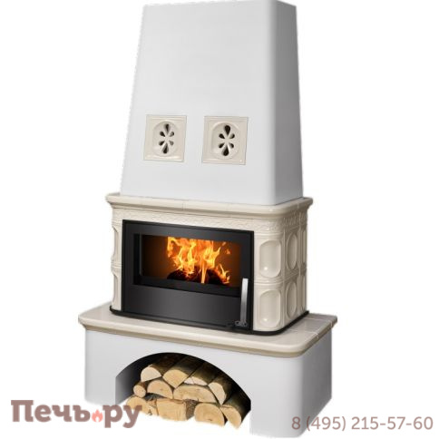 Кафельная печь ABX Laponie II OX - вставка стальная фото