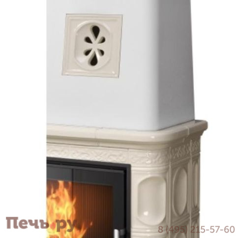 Кафельная печь ABX Laponie II P OX, вставка стальная фото 4