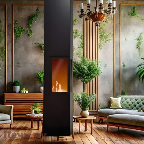 Камин Aves 14 Бергамо подвесной фото