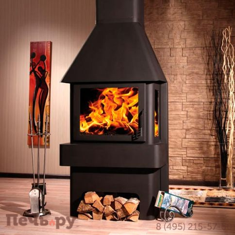 Камин ЭкоКамин Бавария три стекла фото 3