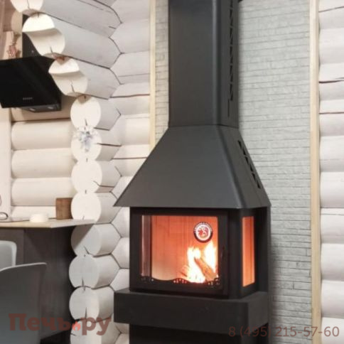 Камин ЭкоКамин Бавария три стекла фото 4