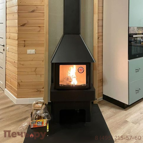 Камин ЭкоКамин Бавария три стекла фото 5