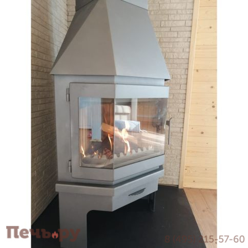 Камин ЭкоКамин Мюнхен пристенно-угловой фото 5