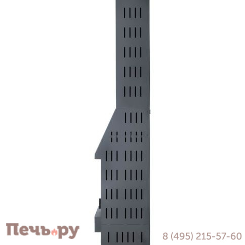 Камин ЭкоКамин Прага угловой, шамот черный фото 5