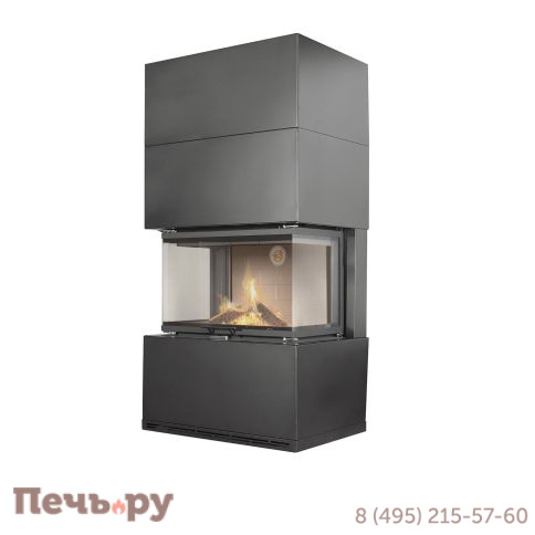 Камин ЭкоКамин Родос 800 белый шамот фото 3