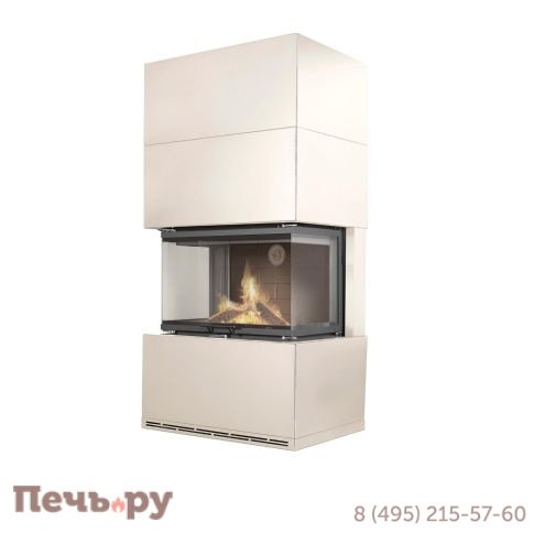 Камин ЭкоКамин Родос 800 черный шамот фото