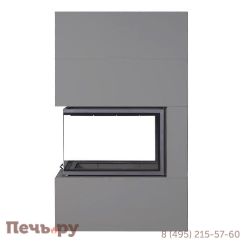 Камин ЭкоКамин Родос 900 черный шамот фото 7