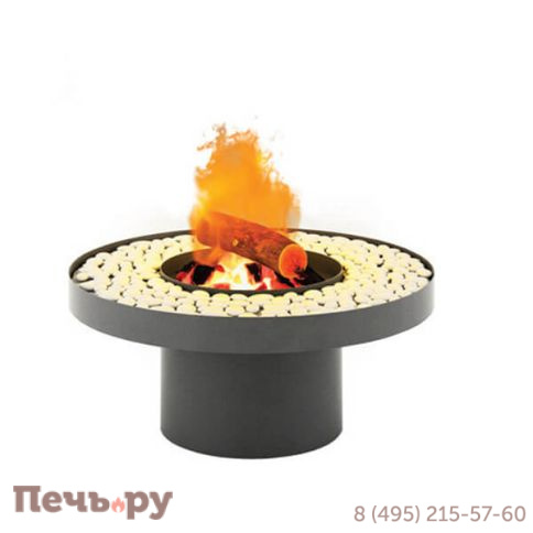 Камин Fabrica Nametkin N-2 без стекла, столешница-камушки фото 6