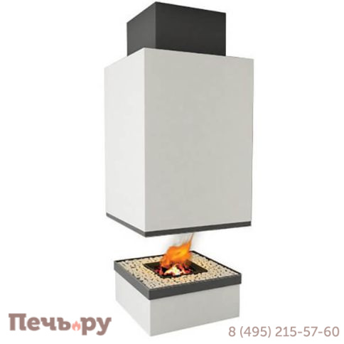 Камин Fabrica Nametkin N-5 без стекла, столешница-камушки фото 3