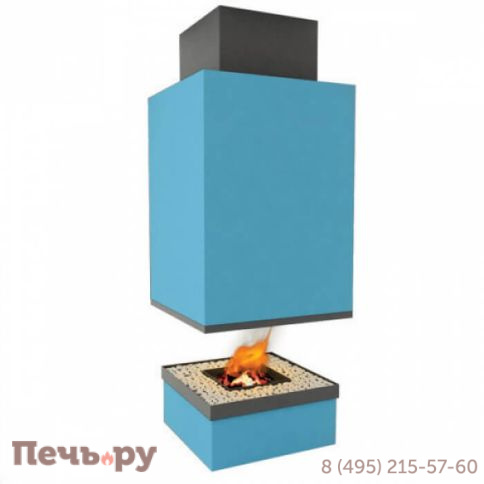 Камин Fabrica Nametkin N-5 без стекла, столешница-камушки фото