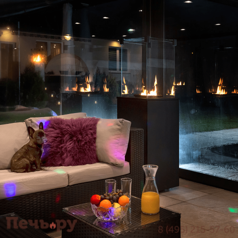 Камин газовый Kratki Patio Basic G31/37MBAR сталь (ручное управление) фото 2