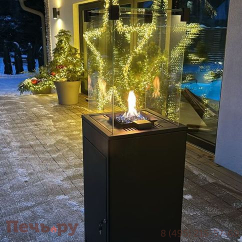 Камин газовый Kratki Patio G31/37MBAR/S сталь фото 2