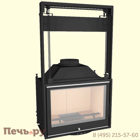 Камин Мета Амстердам 700 (топка Эльба 700 П) серия Европа фото 2