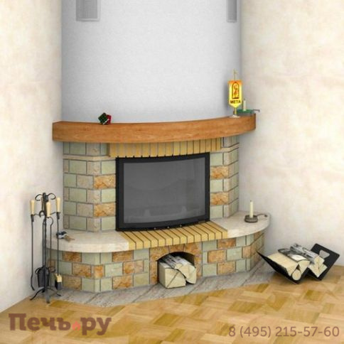 Камин Мета (облицовка Аватара 700 и топка Панорама 700 П) фото