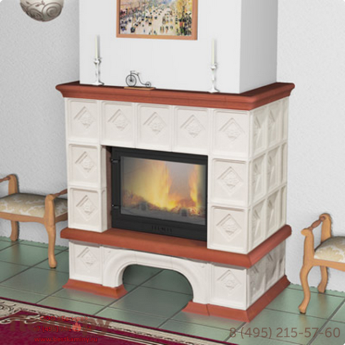 Камин Мета (облицовка Ритм и топка Камилла 700 П) фото