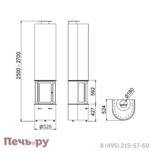 Камин Traforart Olympia Frontal фото 2