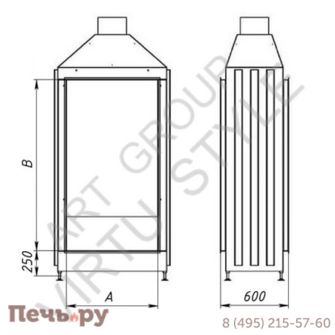 Камин Virtu Leavitt фото 5