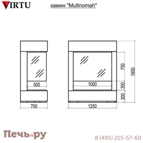 Камин Virtu Style Multhomah (Малтхома) фото 4
