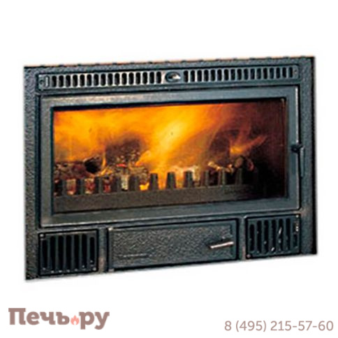 Каминная чугунная топка Hergom инсерт C-3/80 фото 3