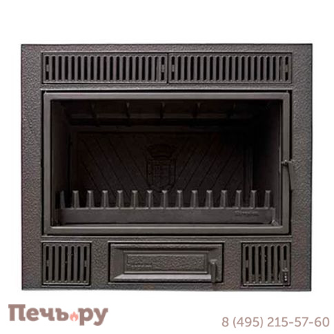 Каминная чугунная топка Hergom инсерт C-3/80 фото