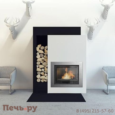 Каминная чугунная топка Kaw-Met W1 18кВт фото 2