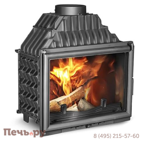 Каминная чугунная топка  Kaw-Met W11 18,1 кВт фото 6
