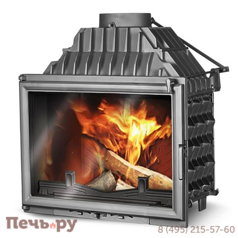 Каминная чугунная топка  Kaw-Met W11 18,1 кВт фото