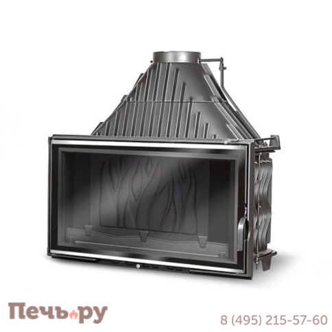 Каминная чугунная топка Kaw-Met W12 19,4 кВт фото 9
