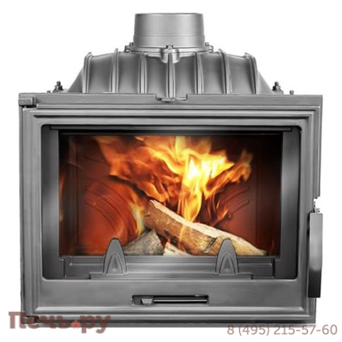 Каминная чугунная топка Kaw-Met W13 9,5 кВт фото 5
