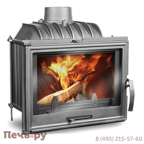Каминная чугунная топка Kaw-Met W13 9,5 кВт фото 6