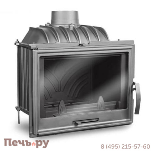 Каминная чугунная топка Kaw-Met W13 9,5 кВт фото 8