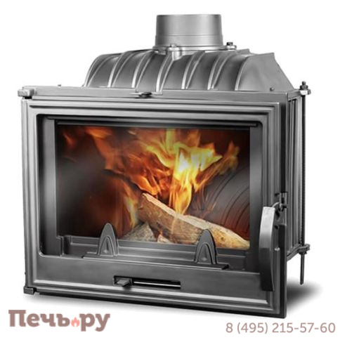 Каминная чугунная топка Kaw-Met W13 9,5 кВт фото