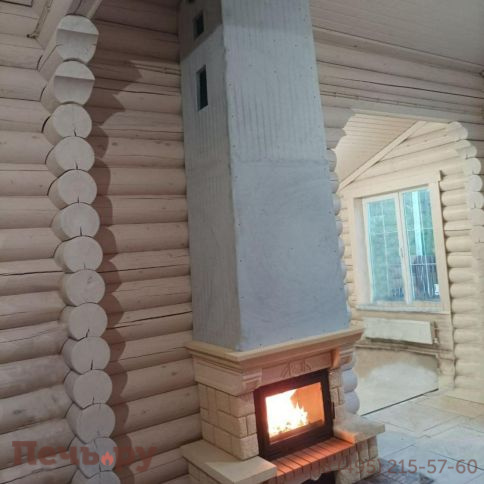 Каминная чугунная топка Kaw-Met W13A 11,5 kW Eko фото 3