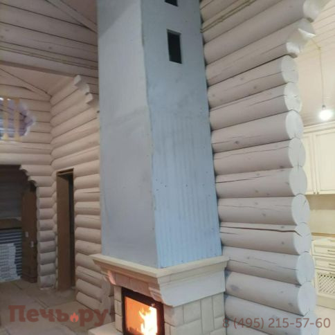 Каминная чугунная топка Kaw-Met W13A 11,5 kW Eko фото 4