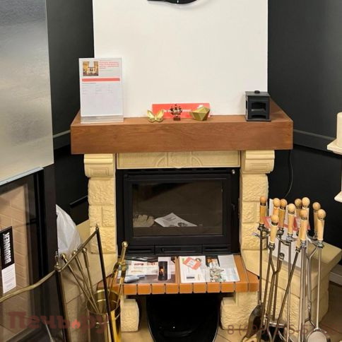 Каминная чугунная топка Kaw-Met W13A 11,5 kW Eko фото 5