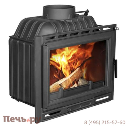 Каминная чугунная топка Kaw-Met W13A 11,5 kW Eko фото 6