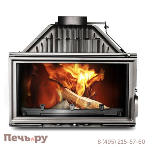 Каминная чугунная топка Kaw-Met W15 12кВт фото 3