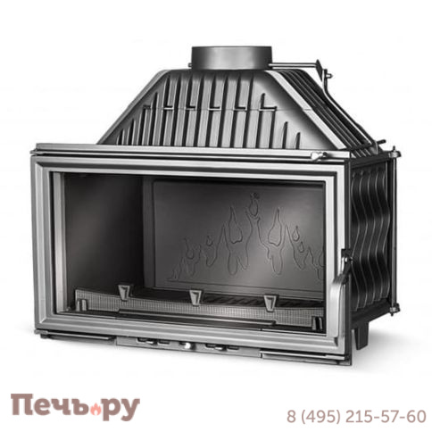 Каминная чугунная топка Kaw-Met W15 12кВт фото 5