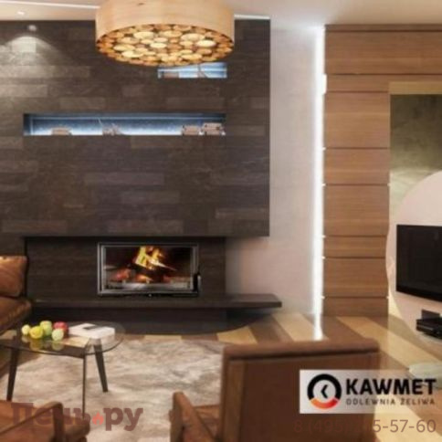 Каминная чугунная топка  Kaw-Met W15 18кВт фото 2