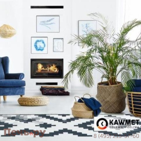 Каминная чугунная топка  Kaw-Met W15 18кВт фото 4