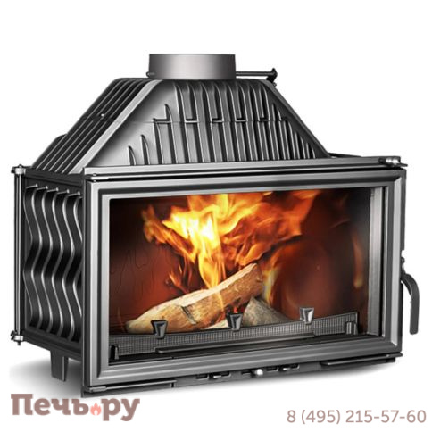 Каминная чугунная топка  Kaw-Met W15 18кВт фото 8