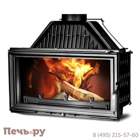 Каминная чугунная топка  Kaw-Met W15 18кВт фото
