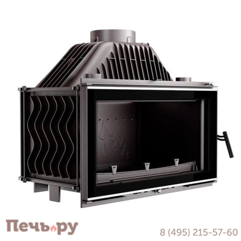 Каминная чугунная топка Kaw-Met W16 14,7кВт фото 6