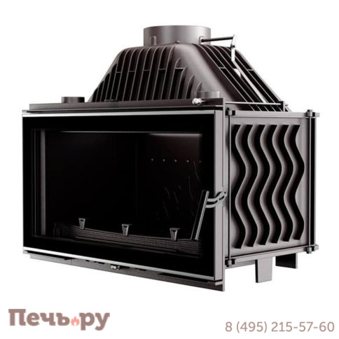 Каминная чугунная топка Kaw-Met W16 14,7кВт фото 7