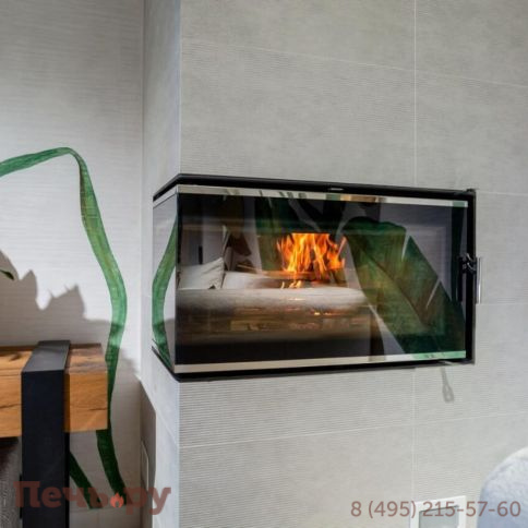 Каминная чугунная топка Kaw-Met W16 14,7кВт LB фото 5